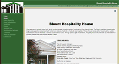 Desktop Screenshot of blounthospitalityhouse.org
